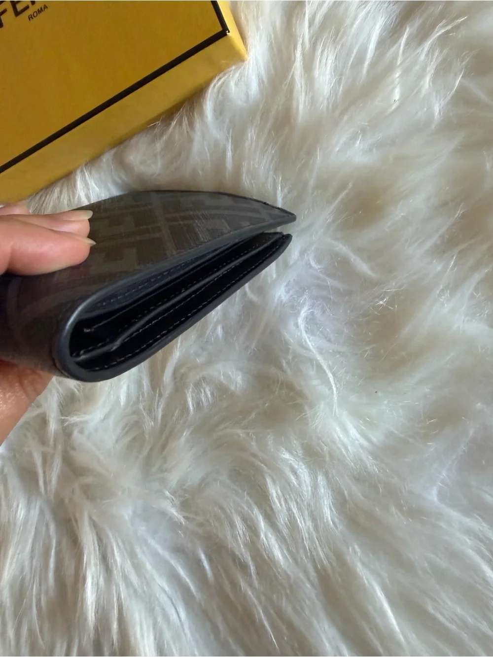 Fendi Zucca Wallet with box